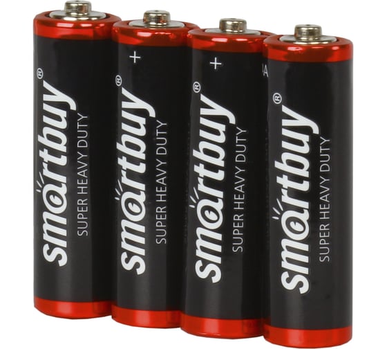 Батарейка Smartbuy солевая r6/4s (60/600) упаковка 4 шт. SBBZ-2A04S