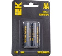 Аккумулятор IEK green ni-mh aa 2700мач (2шт/блистер) AAK-NIMH-06-2700-L02