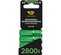Аккумулятор CRAZYpower АА Ni-MH 2800мАч 4 шт блистер 5046481