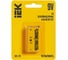 Щелочная батарейка IEK alkaline 6lr61 9v ABT-6LR619V-OP-L01 1