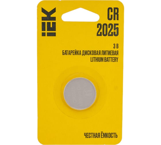 Дисковая литиевая батарейка IEK cr2025 ABT-CR2025-OP-L01