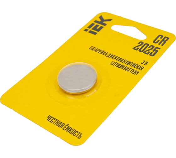 Дисковая литиевая батарейка IEK cr2025 ABT-CR2025-OP-L01