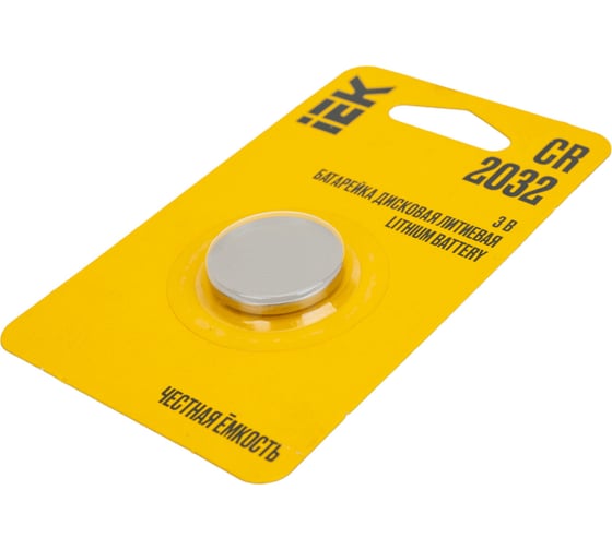 Дисковая литиевая батарейка IEK cr2032 ABT-CR2032-OP-L01