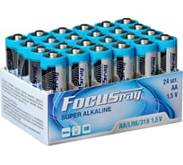 Батарейки Focusray  SUPER ALKALINE LR6/S24 24/192/768, 24шт 627628 627628