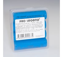 Аккумулятор Pro Legend Li 18650, 1200 mAh, 3,7V, в кейсе 4 шт.,без защиты, выпуклый плюс PL6204