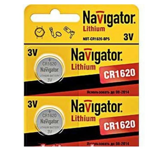Элемент питания Navigator 93 827 NBT-CR1620-BP1 29263 93827
