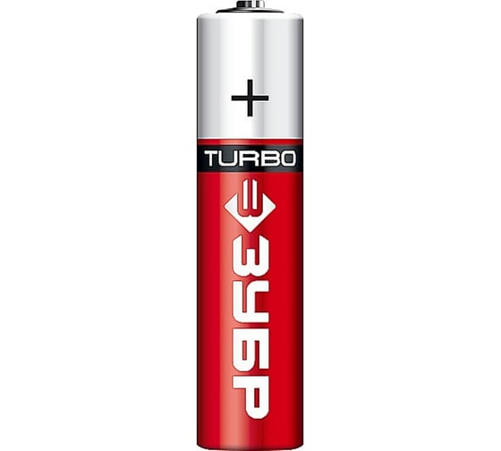 Щелочная батарейка Зубр 1.5 В, тип ААА, 4 шт, Turbo 59211-4C_z01