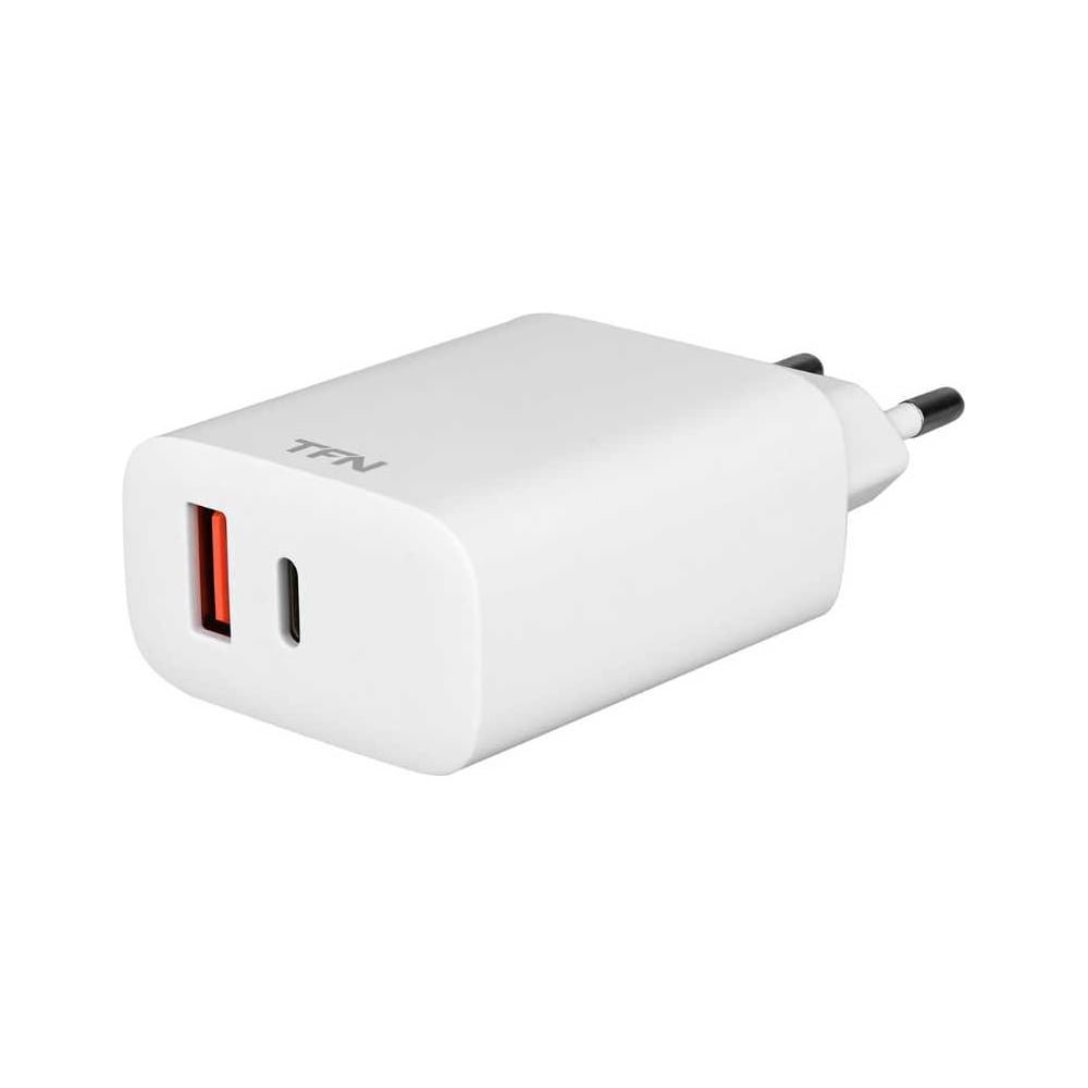 Сетевое зарядное устройство TFN 2 USB/USB-C PD 20W б/кабеля white TFN ...