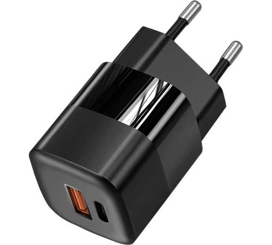 Сетевое зарядное устройство TFN nano A+C PD 33W б/кабеля black TFN-WCRPD22