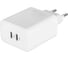 Сетевое зарядное устройство TFN 2xTypeC PD 40W б/кабеля white TFN-WCRPD26 1