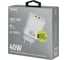 Сетевое зарядное устройство TFN 2xTypeC PD 40W б/кабеля white TFN-WCRPD26 3