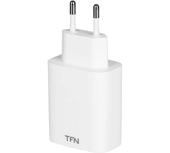 Сетевое зарядное устройство TFN Type-C PD 20W+кабель 8pin white TFN-WC13