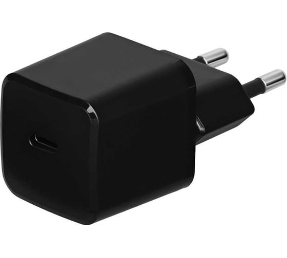 Сетевое зарядное устройство TFN nano TypeC PD 20W б/кабеля black TFN-WCRPD10