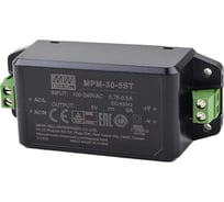 Медицинский источник питания Mean Well MPM-30-5ST AC-DC Т02831967