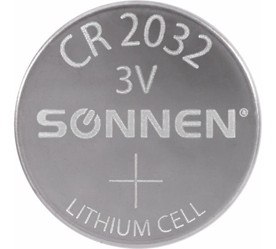 Литиевая дисковая батарейка cSONNEN r2032, комплект 5 шт. таблетка, lithium, в блистере, 455504