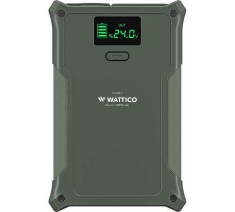 Внешний аккумулятор с авторозеткой WATTICO Warrior 00-00000093