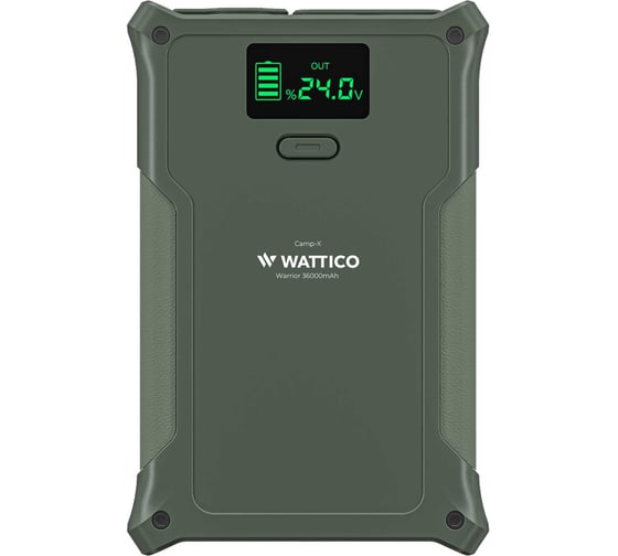 Внешний аккумулятор с авторозеткой WATTICO Warrior 00-00000093