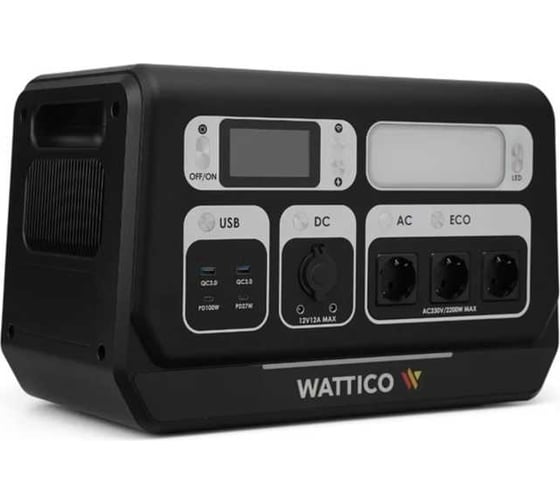 Портативная электростанция WATTICO зарядная станция Home 2200 MAX 00-00000102