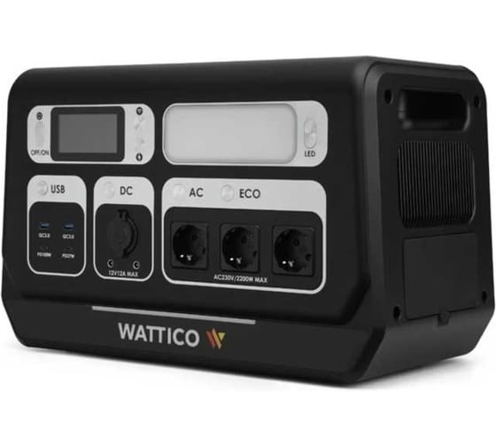 Портативная электростанция WATTICO зарядная станция Home 2200 MAX 00-00000102