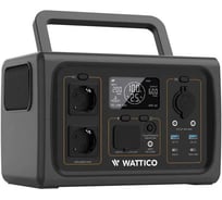 Портативная электростанция WATTICO бесперебойник ИБП для газового котла с аккумулятором Home 600 00-00000099