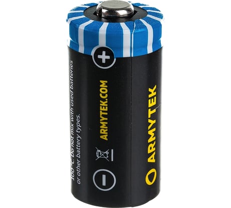 Батарейка Armytek CR123A Lithium 1600 мАч A00102