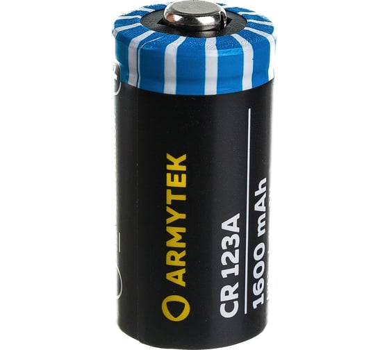 Батарейка Armytek CR123A Lithium 1600 мАч A00102