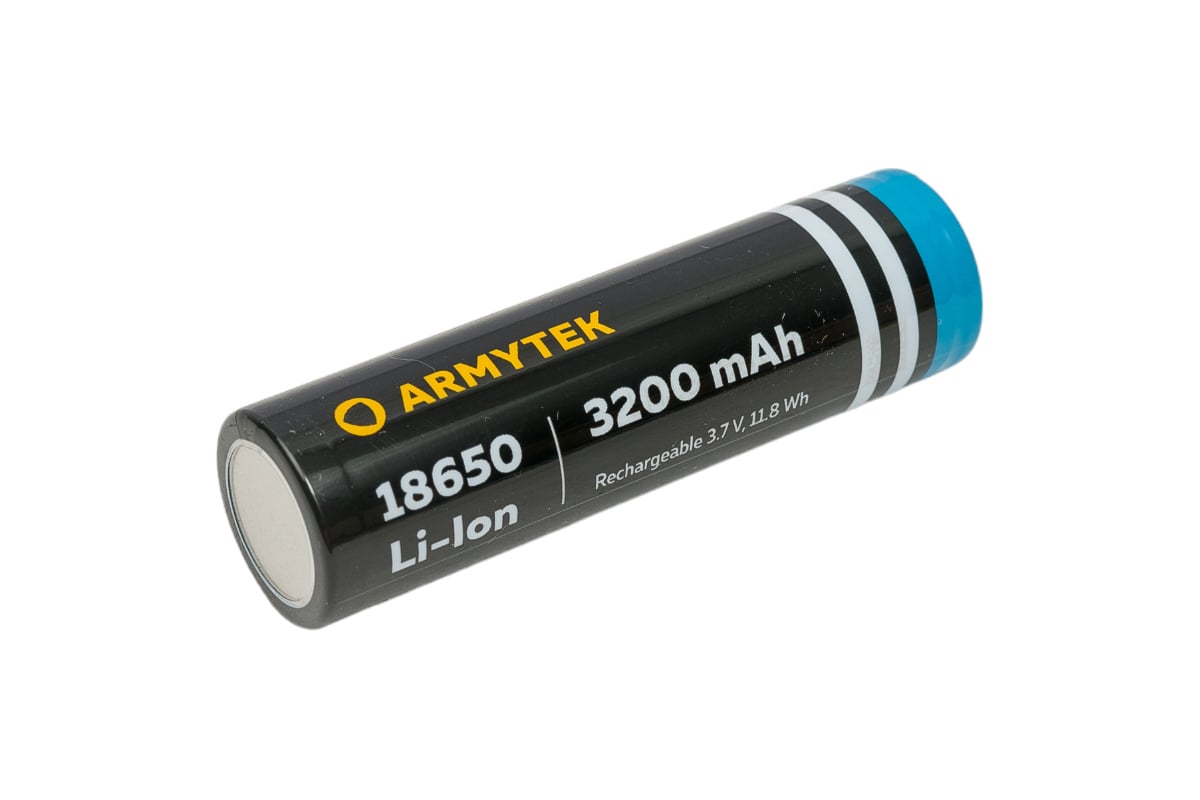 Аккумулятор armytek 18650 li-ion 3200 mah a03201