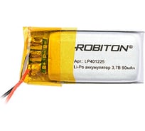 Аккумулятор ROBITON LP401225 3.7В 90mAh PK1 14062