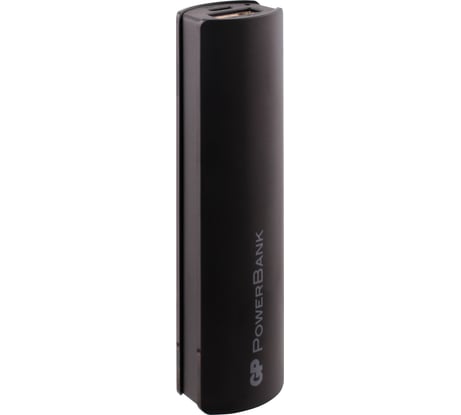 Внешний аккумулятор GP емкостью 2500 мАч, черный, RC02ABBE-2CRFB1