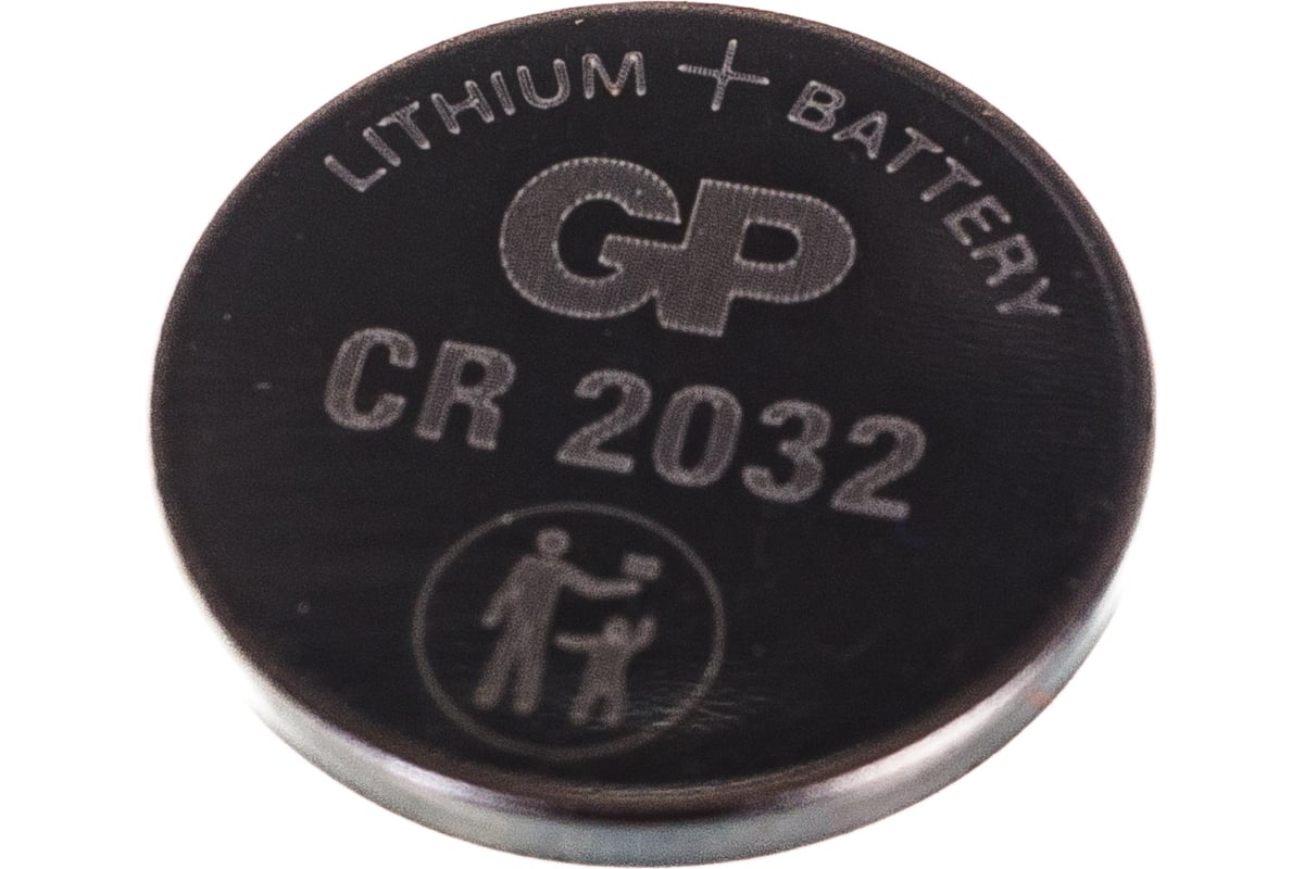 Литиевая дисковая батарейка GP Lithium CR2032-4 шт. CR2032-7CRU4 .