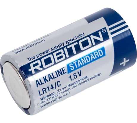Элемент питания Robiton STANDARD LR14 BULK10, в упаковке 10 шт 13984