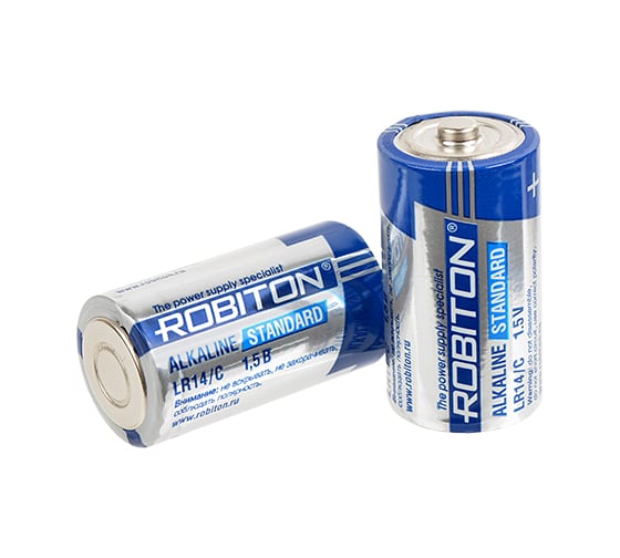 Элемент питания Robiton STANDARD LR14 SR2, в упаковке 2 шт 13593