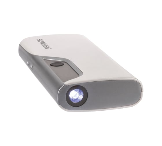 Внешний аккумулятор SONNEN POWERBANK V15S, 10000 mAh, 2 USB, литий-ионный, LED-дисплей, фонарик, 262756