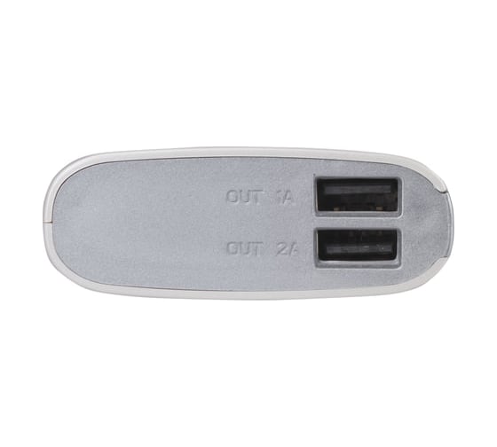 Внешний аккумулятор SONNEN POWERBANK V15S, 10000 mAh, 2 USB, литий-ионный, LED-дисплей, фонарик, 262756