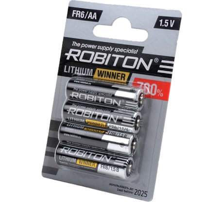 Элемент питания Robiton WINNER R-FR6-BL4 FR6 BL4 13266