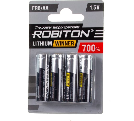 Элемент питания Robiton WINNER R-FR6-BL4 FR6 BL4 13266