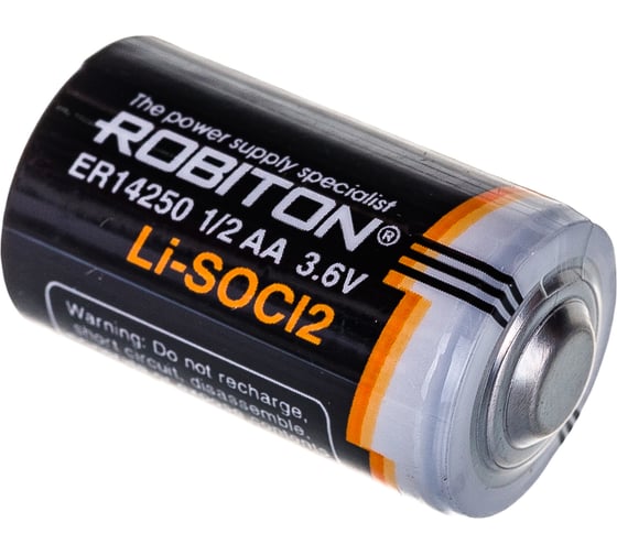 Элемент питания Robiton ER14250-BOX20 1/2AA bulk 12811