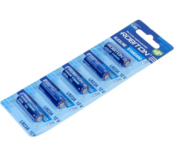 Элемент питания Robiton STANDARD R-23A-0-BL5 23A /0% Hg/ BL5 14081