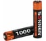 Аккумуляторные батарейки SONNEN комплект 6 шт., AAA (hr03), 1000 mah, ni-mh, в блистере, 455611 5
