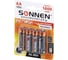 Аккумуляторные батарейки SONNEN комплект 4 шт., AA (hr6), 1600 mah, ni-mh, в блистере, 455605 7