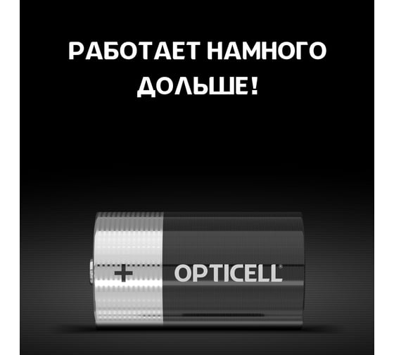 Батарейки OPTICELL D 2шт 5051005