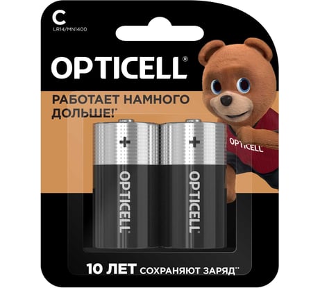 Батарейки OPTICELL С 2шт 5051004