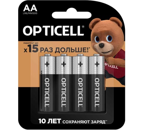 Батарейки OPTICELL AA 4шт 6051001