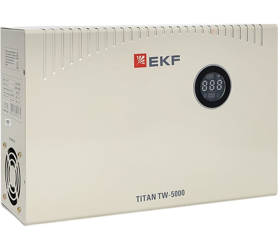 Электронный стабилизатор напряжения EKF TITAN -TW-5000 настенного монтажа stab-TW-5000