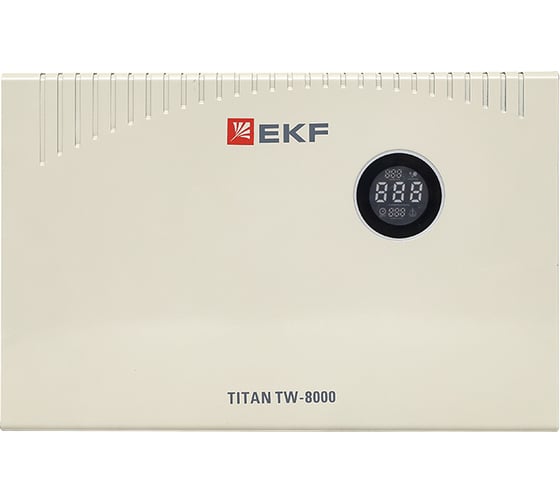 Электронный стабилизатор напряжения EKF TITAN -TW-8000 настенного монтажа stab-TW-8000