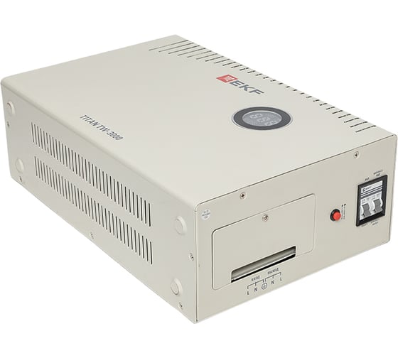 Электронный стабилизатор напряжения EKF TITAN -ТW-3000 настенного монтажа stab-TW-3000