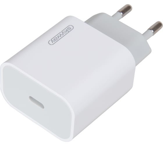 Сетевое зарядное устройство SKYWAY 220v 18w type-c (pd) белый S04602001
