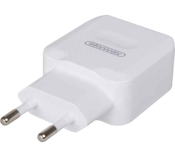 Сетевое зарядное устройство SKYWAY 220v 18w usb (qc) белый S04602002