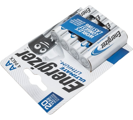 Батарейка Energizer Ultimate Lithium E91/AA 4 шт/бл 639155