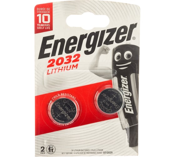 Батарейка Energizer Miniatures Lithium CR2032 2 шт/бл E301021401